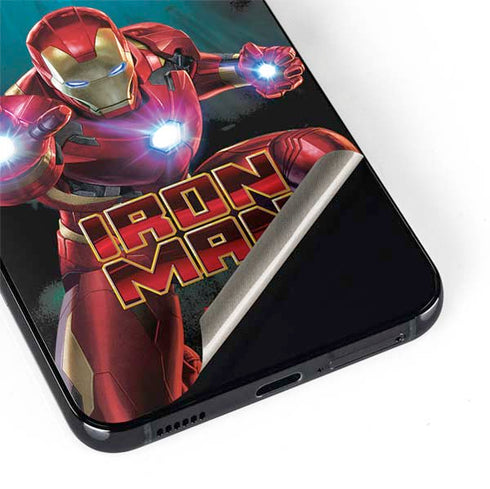 Marvel Iron Man Repulsor Blast Galaxy S22 Skin